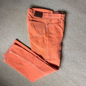 Ralph Lauren Regular Fit Corduroy Orange Pants